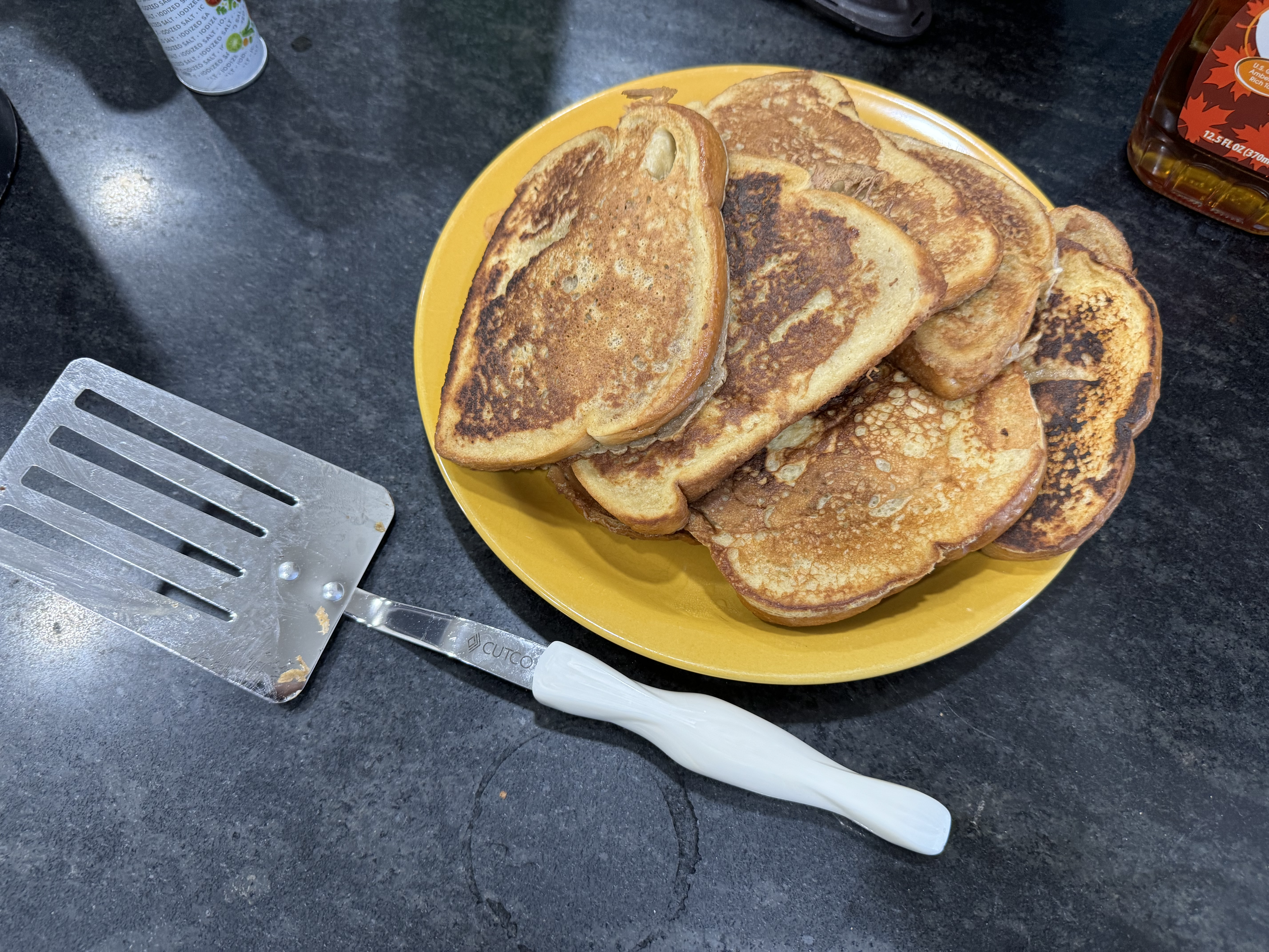 French Toast cooked on Cutco cookware